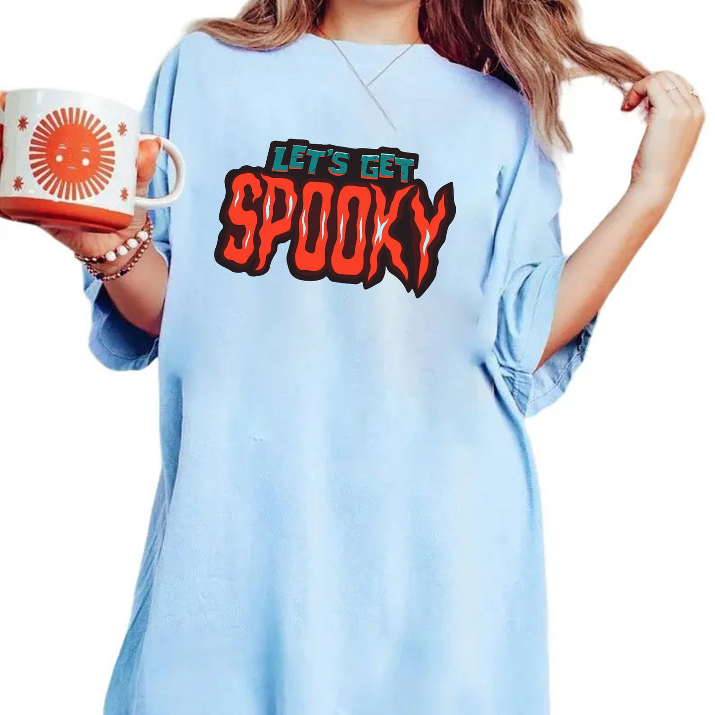 Let’s Get Spooky T-Shirt – Funny Halloween Graphic Tee, Unisex Fall Shirt for Men & Women
