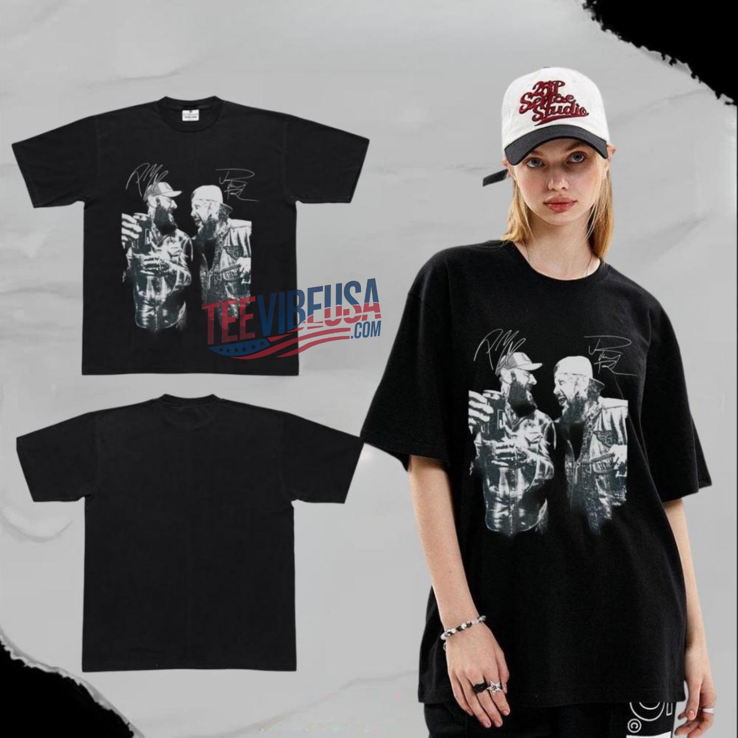 Post and Jelly Concert Tour Shirt – Vintage 90s Rapper Tee Inspired by Posty - Teevibeusa
