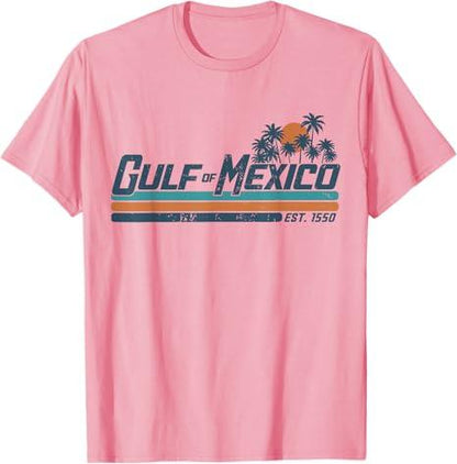 Gulf of Mexico T-Shirt – Vintage Coastal Vibes, Soft Cotton Unisex Tee