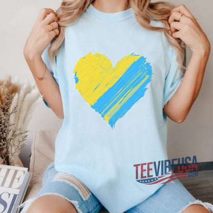 My Heart With Ukraine T-Shirt – Stand for Peace & Freedom!