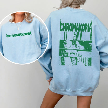 Tyler The Creator Chromakopia Vintage Sweatshirt, Chromakopia Grunge Graphic Apparel, DIY Retro Music Style