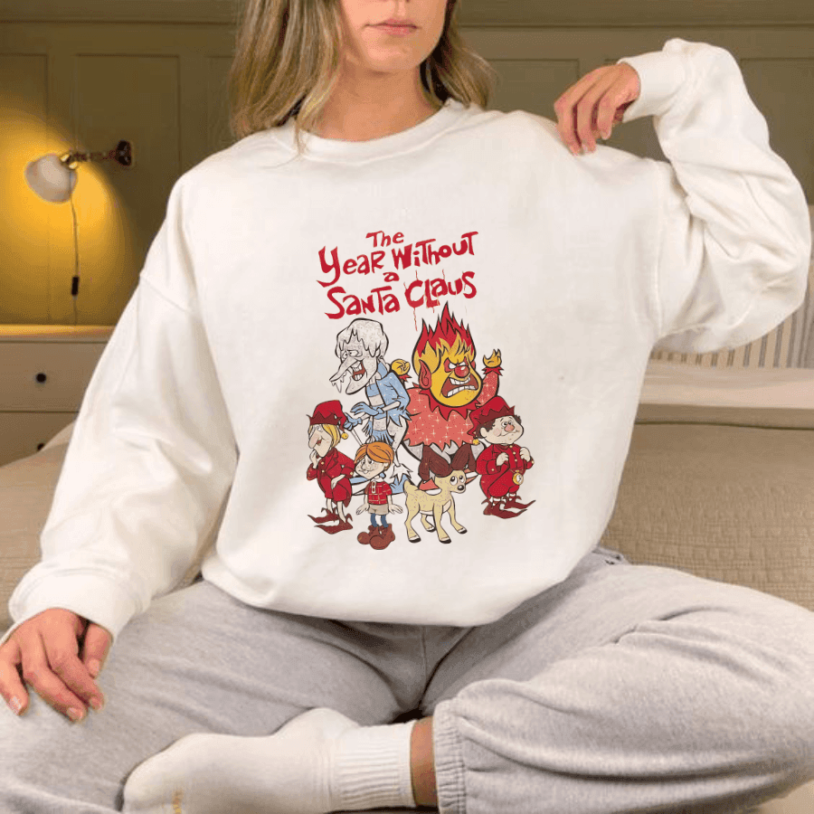 Year Without a Santa Unisex Crewneck Sweatshirt - Hiyatee