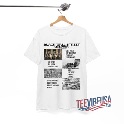 Vintage Black Wall Street Tee – Black History, Black Excellence