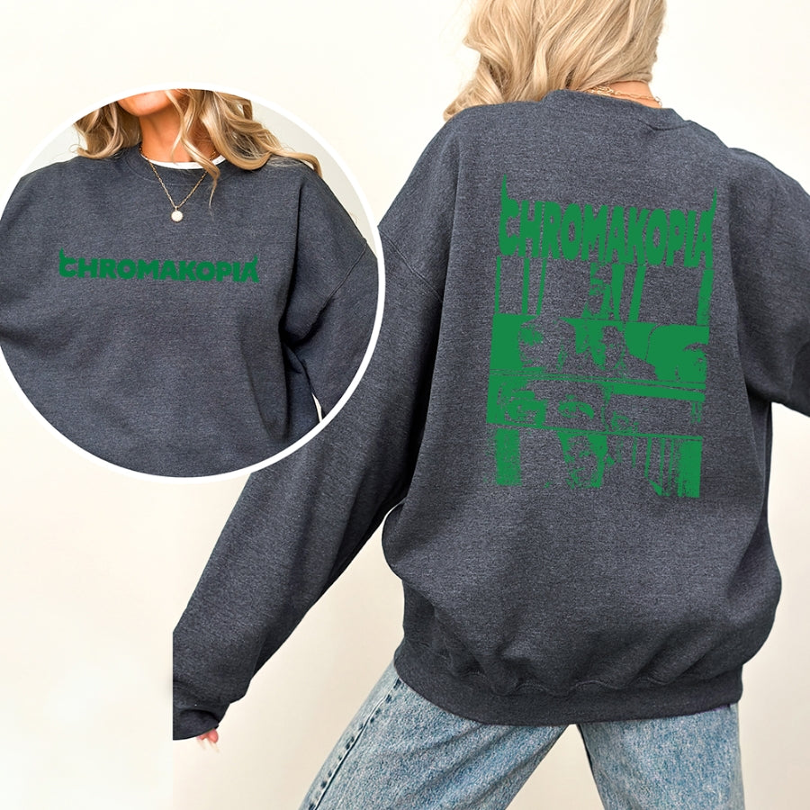 Tyler The Creator Chromakopia Vintage Sweatshirt, Chromakopia Grunge Graphic Apparel, DIY Retro Music Style