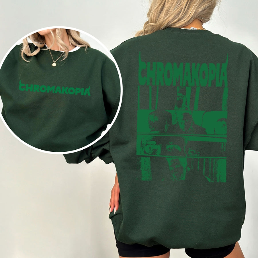 Tyler The Creator Chromakopia Vintage Sweatshirt, Chromakopia Grunge Graphic Apparel, DIY Retro Music Style