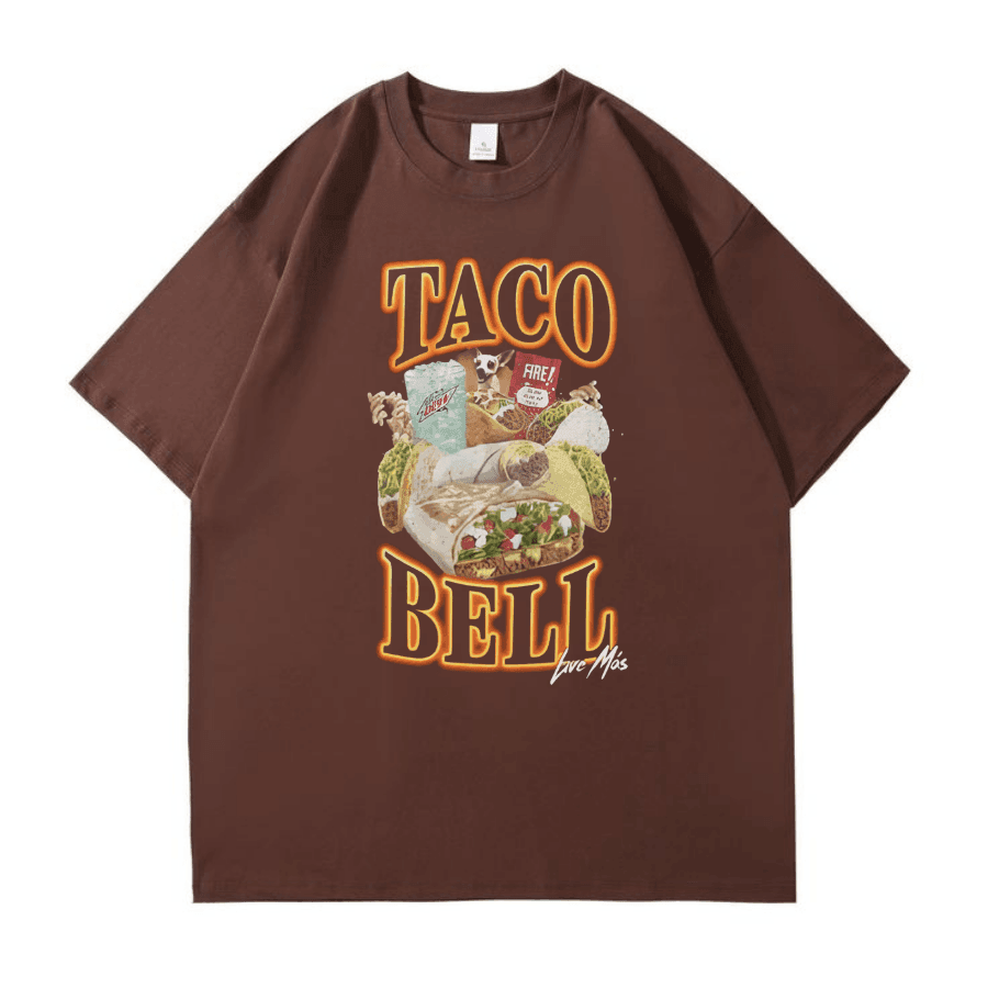 NEW SHIRT Taco Bell 90's Bootleg Tee For Women, man - Hiyatee