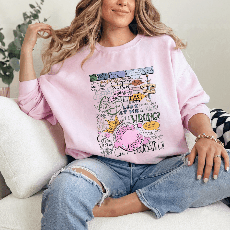 Her Sister Was A Witch Sweatshirt, Witch Of West, The Wicked Witch Of The East Bro Shirt, Hold On Brother, Unisex Sweater Pullover - Hiyatee