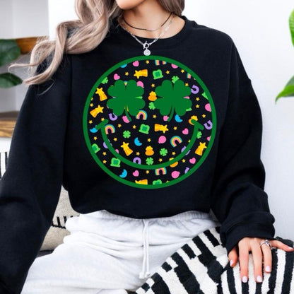 Lucky Charm & Lucky Mama Sweatshirt – St. Patrick’s Day Festive Apparel for Men & Women