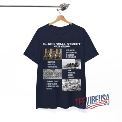 Vintage Black Wall Street Tee – Black History, Black Excellence