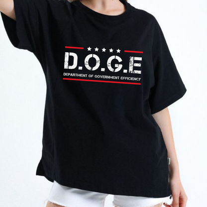 DOGE D.O.G.E. Department Of Government Efficiency T-Shirt – Funny Crypto Meme Tee