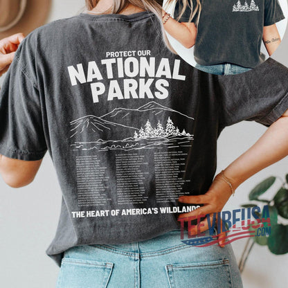 Save Our National Parks Retro T-Shirt