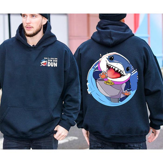 Jeff Shark Shirt, Cute Shark Gaming Jeff Hoodie, Comfort, The Land Hoodie