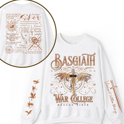 Basgiath War College Sweatshirt – Dragon Rider Fan Merch