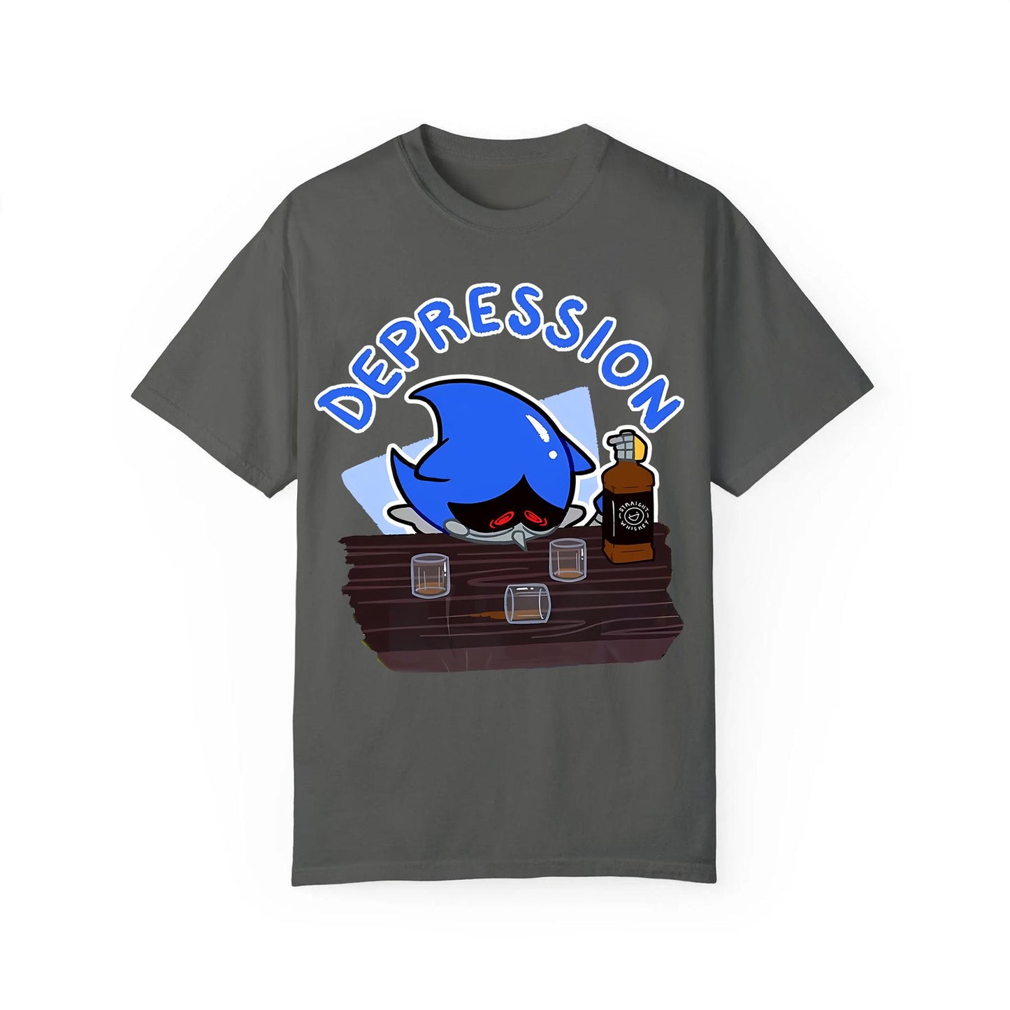 Sonic Depression Meme Tee – Funny Gaming Shirt for Fans