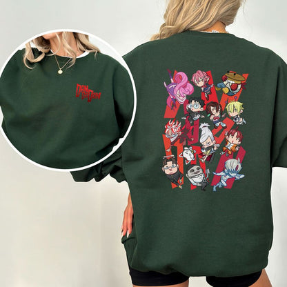 Chibi Characters Dandadan Sweatshirt