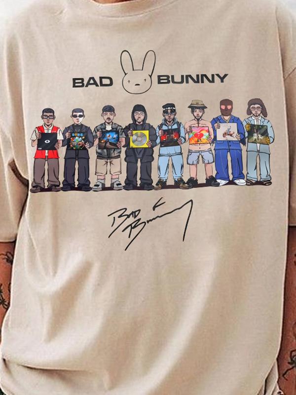 Bad Bunny DTMF Album Merch TShirt, Streetwear Menswear Shirt, Gift For Fan