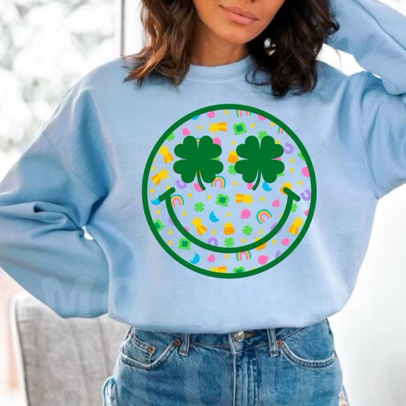 Lucky Charm & Lucky Mama Sweatshirt – St. Patrick’s Day Festive Apparel for Men & Women