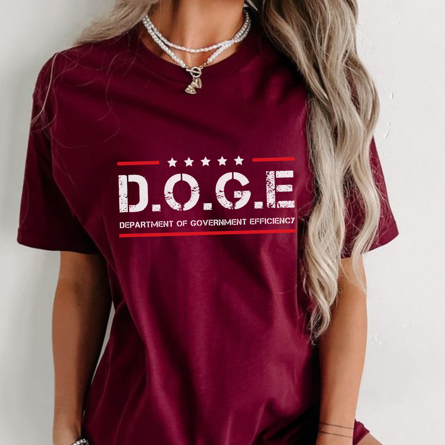 DOGE D.O.G.E. Department Of Government Efficiency T-Shirt – Funny Crypto Meme Tee