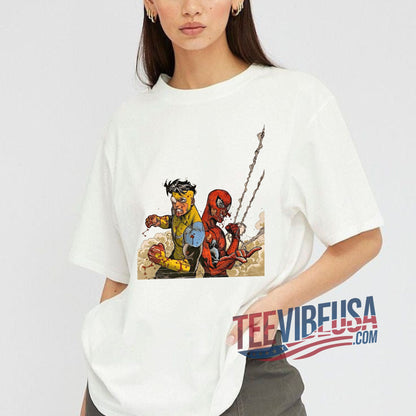 Invincible Graphic Tee – Vintage Heroic Unisex T-Shirt