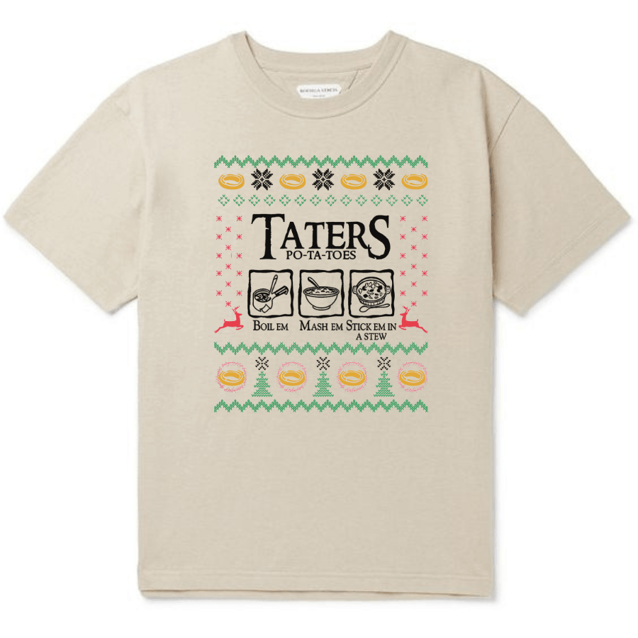 LOTR Tatterss Potatoessss Casual Cotton T-shirt - Hiyatee