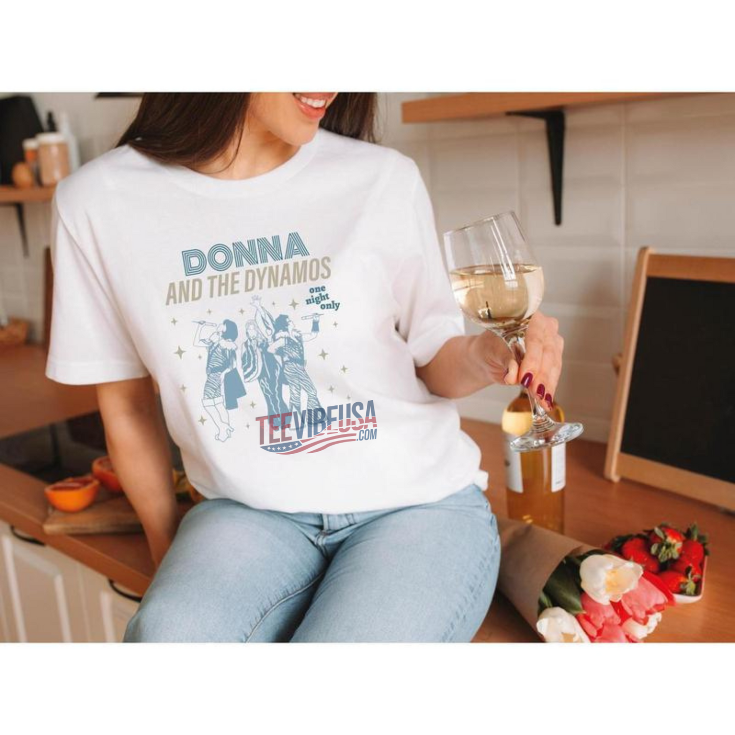 Donna and The Dynamos Retro Bachelorette Shirt – Mamma Mia Party Tee for Bride & Bridesmaids