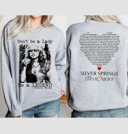 Stevie Nicks 2 Side Vintage  Sweatshirt, Love Shirt Gift For Fan