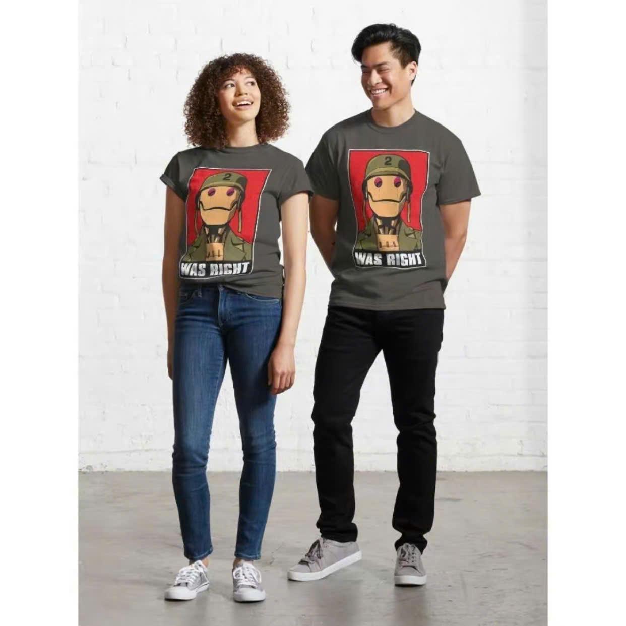 GI Robot Was Right Graphic Tee – Bold & Timeless Statement Shirt