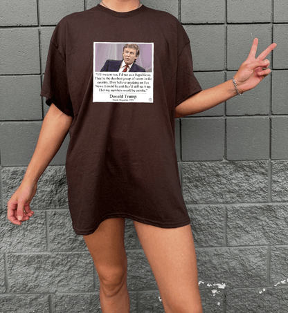 Donald Trump People Magazine Funny Quote Tee, Political Humor Shirt, President - Hiyatee