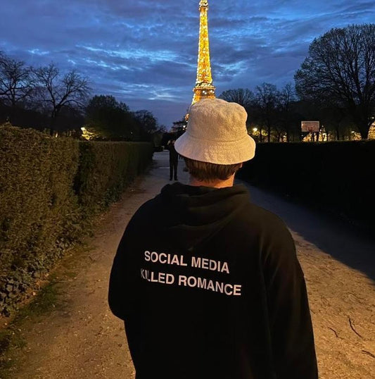 Social Media Killed Romance Hoodie For Unisex , Gift For Men Woman Top Underwear, Love Story