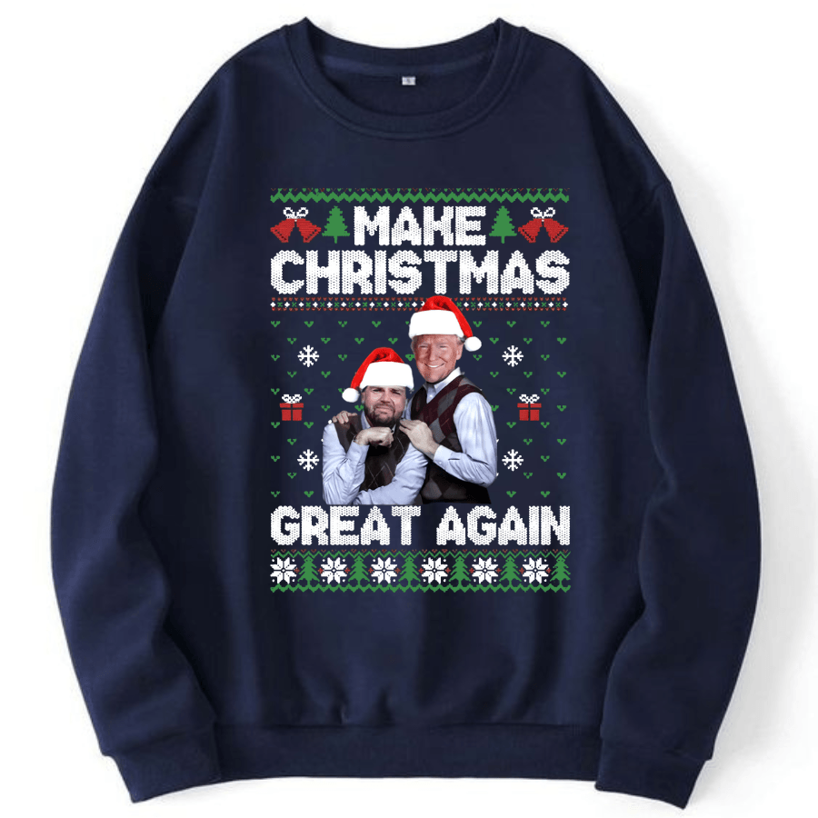 Trump Make Christmas Great Again Shirt, MAGA 2024 Shirt, Trump JD Vance Shirt - Hiyatee