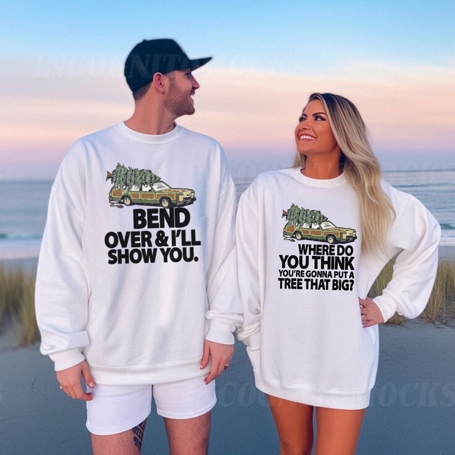 National Lampoon Christmas Vacation Sweatshirt – Perfect Matching Sweatshirts for Couples - Hiyatee