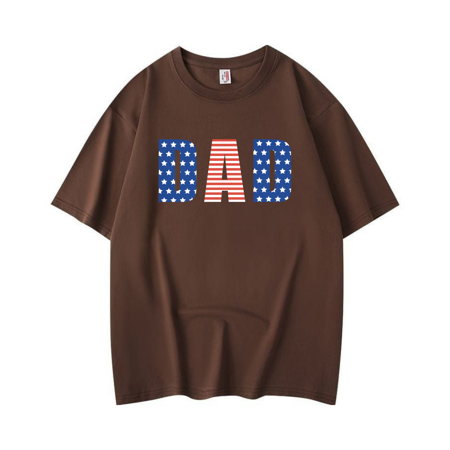 Dad American Flag T-Shirt – Patriotic USA Graphic Tee
