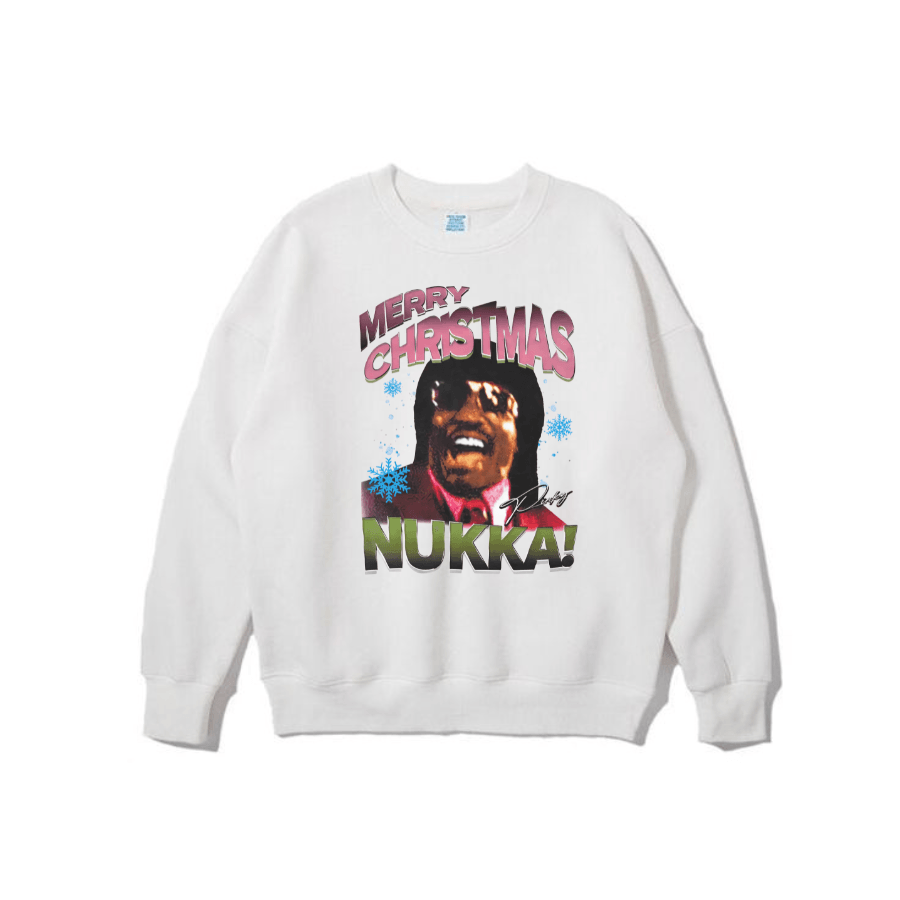 Nukka Christmas Sweatshirt, Merry Christmas Nuggah, Merry Christmas Nukka Shirt, Halloween Shirt, Election Shirt, Kamala Sweatshirt - Hiyatee