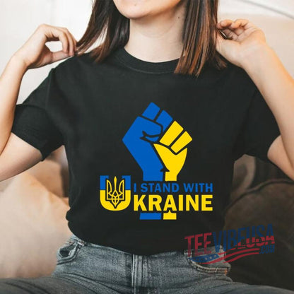 I Stand With Ukraine T-Shirt – Wear Your Support Proudly!