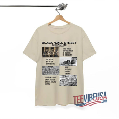 Vintage Black Wall Street Tee – Black History, Black Excellence