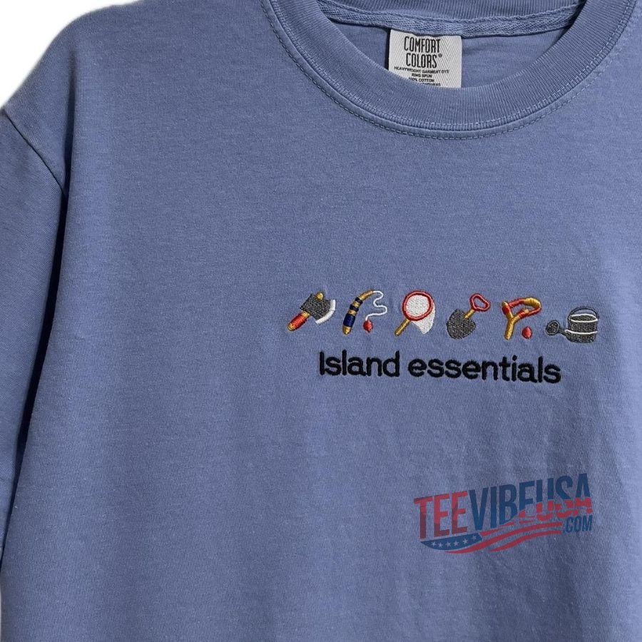 Tropical Escape Comfort Colors Tee – Embroidered Unisex Shirt