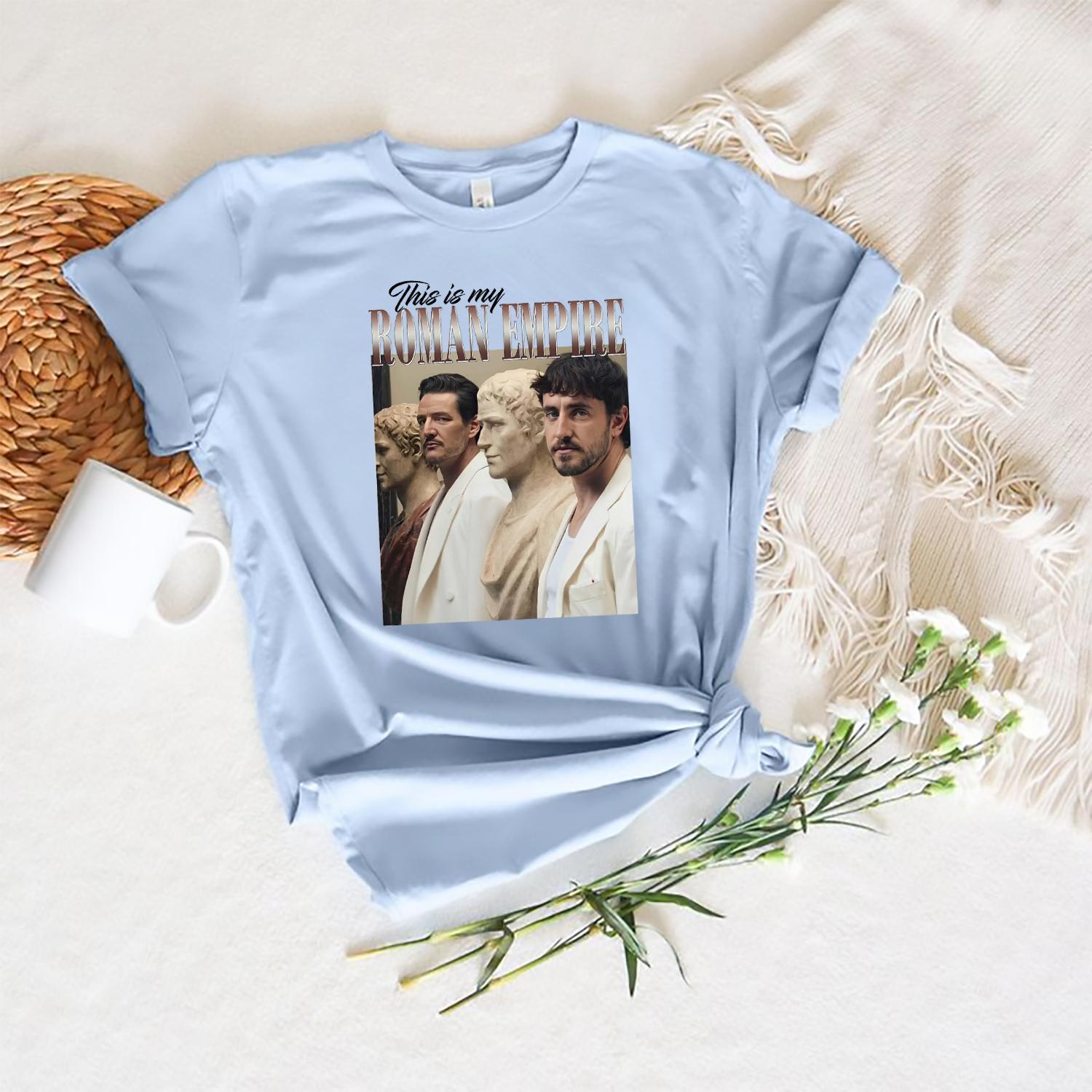 Pedro Pascal and Paul Mescal Roman Empire Comfort Colors Unisex T-Shirt - Hiyatee