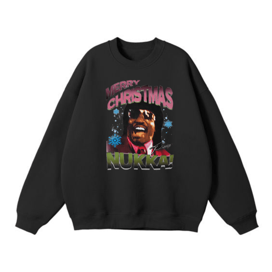 Nukka Christmas Sweatshirt, Merry Christmas Nuggah, Merry Christmas Nukka Shirt, Halloween Shirt, Election Shirt, Kamala Sweatshirt - Hiyatee