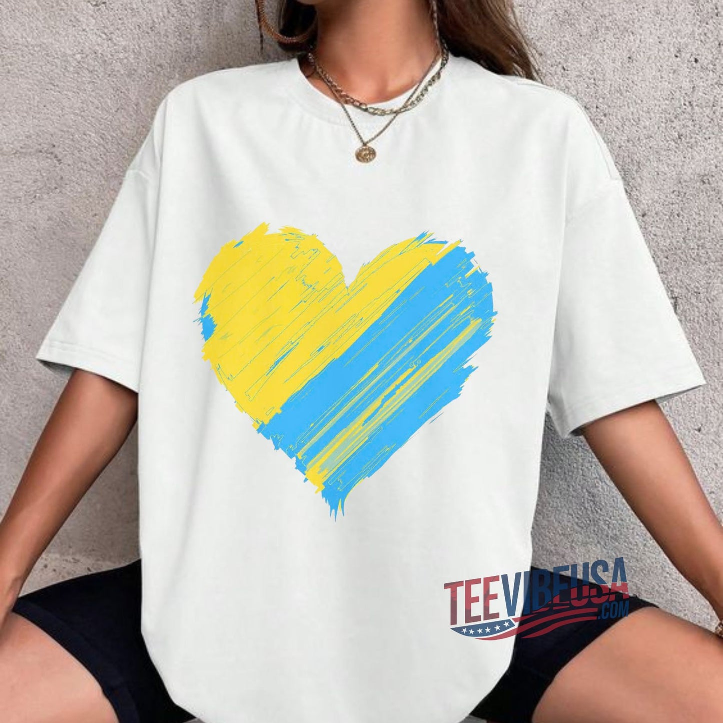 My Heart With Ukraine T-Shirt – Stand for Peace & Freedom!