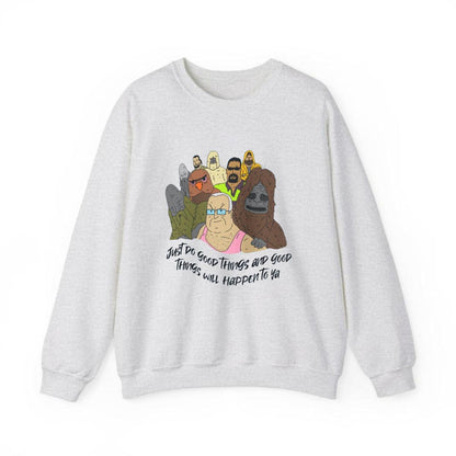 Sassmate Sweatshirt – Sassy the Sasquatch Unisex Casual Cotton Streetwear for Men and Women - Hiyatee