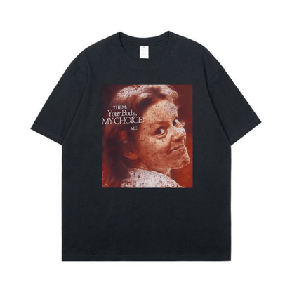 Aileen Wuornos T-Shirt, Women's Rights, My Body My Choice, Gift For Men Women, Breathable Soft Cotton, Casual Round Neck - Hiyatee