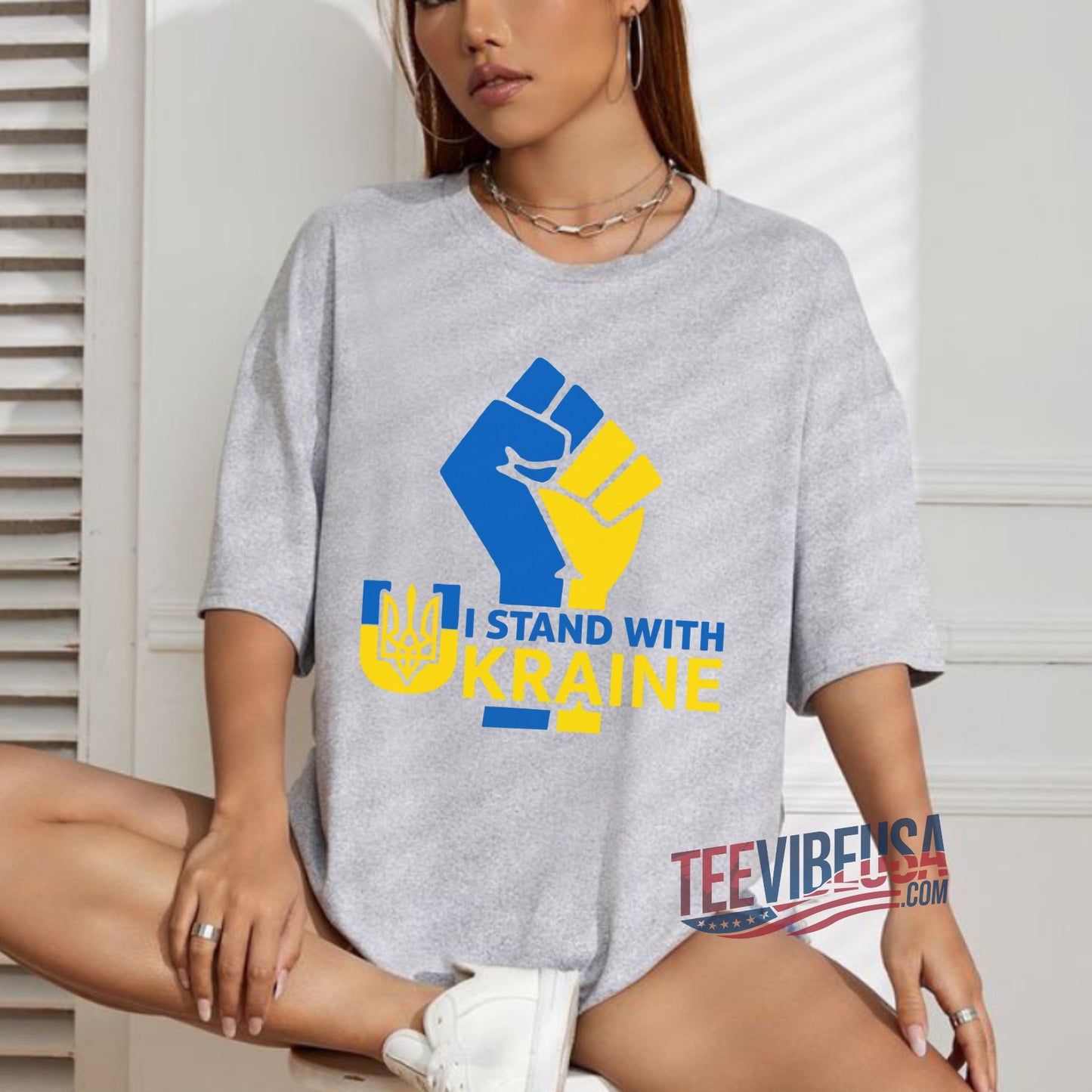 I Stand With Ukraine T-Shirt – Wear Your Support Proudly!