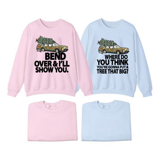 National Lampoon Christmas Vacation Sweatshirt – Perfect Matching Sweatshirts for Couples - Hiyatee