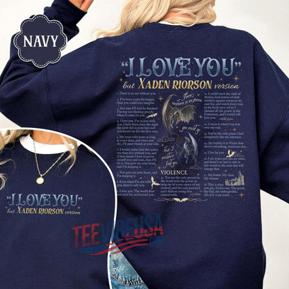 Fantasy Bookish Sweatshirt – Xaden Riorson Edition