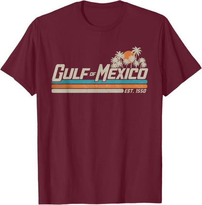 Gulf of Mexico T-Shirt – Vintage Coastal Vibes, Soft Cotton Unisex Tee