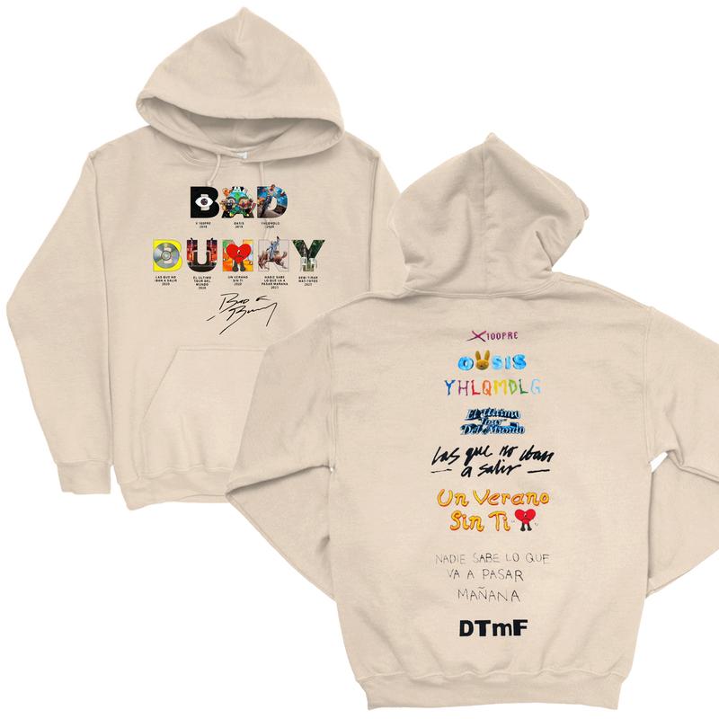 Bad Bunny Words Album 2 Sides Hoodie