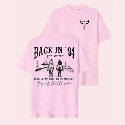 Zach Top Back In 94 Shirt, Country Music Sweater, Tour Merch, Concert Clothing, Unisex Tshirt