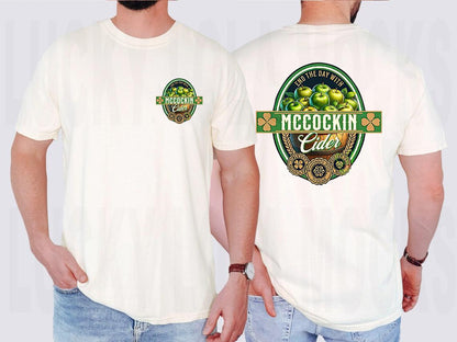 End the Day with McCo.ckin Cider 2-Sided TShirt – Bold, Fun, and Comfortable