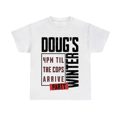 Doug’s Winter Party Graphic T-Shirt – Perfect for Your Seasonal Celebrations