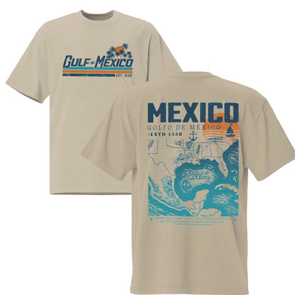 Gulf of Mexico 2-Sided Shirt – Retro Coastal Tee for Beach Lovers!